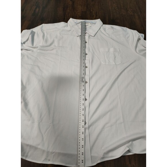 Tommy Bahama Button Up Shirt Mens Size 4XLB White San Lucio Stretch IslandZone - Picture 7 of 11